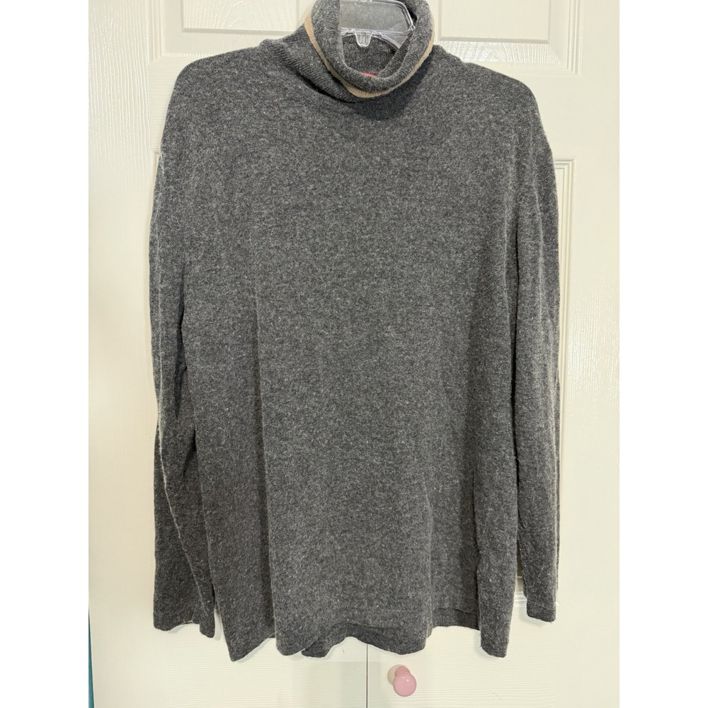 Report Collection Men's Turtleneck Sweater Gray Size‎ Medium